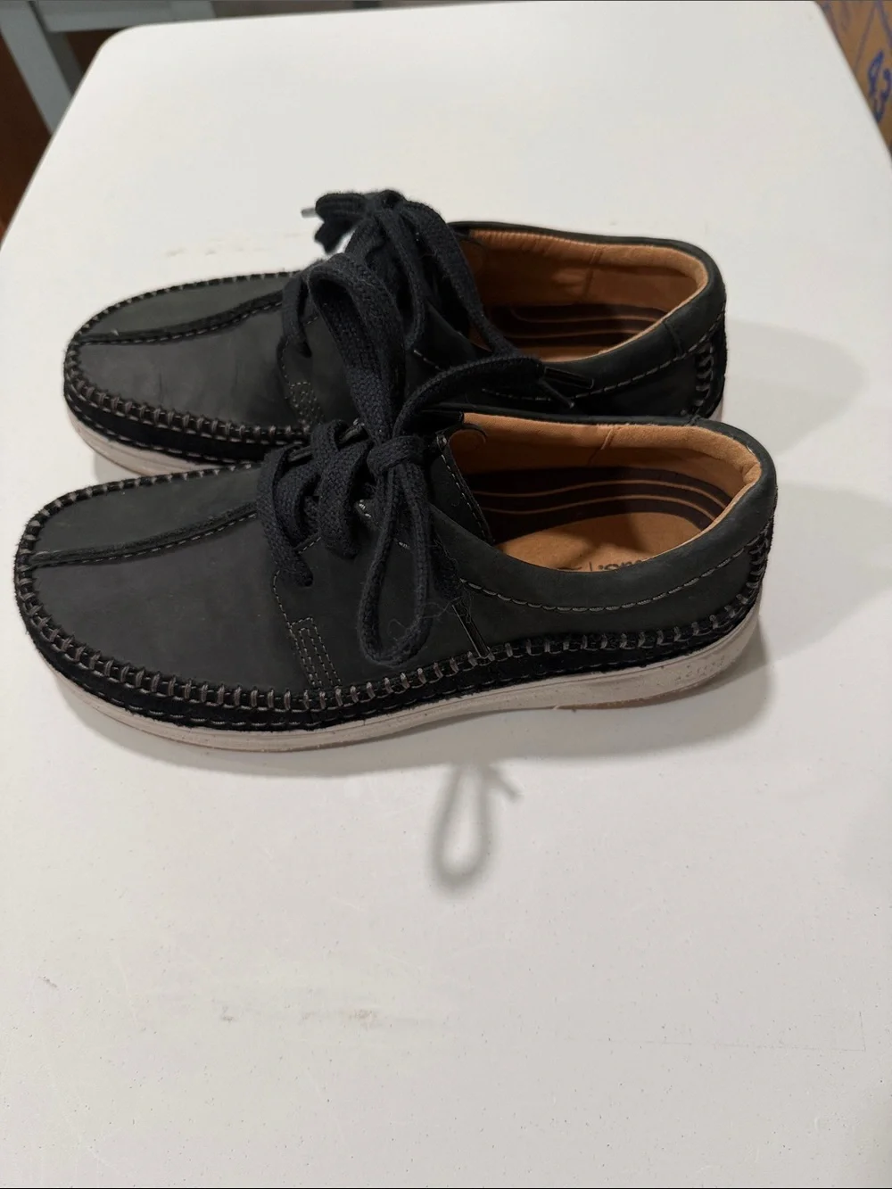 Clarks Black Men’s Leather Shoes
